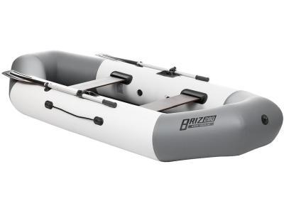 Надувная лодка ТОНАР Бриз 280 белый-серый