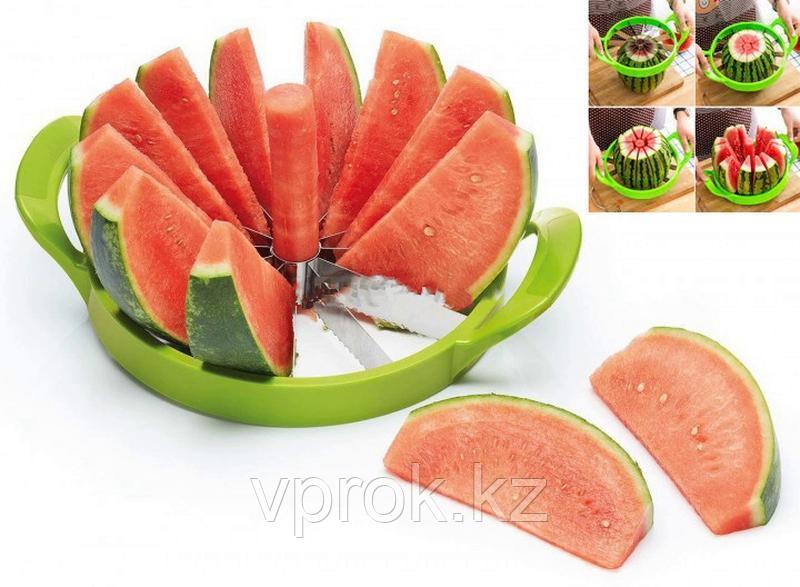 Круглый нож Melon Cutter для нарезки арбуза, дыни ананаса, 20 см - фото 3 - id-p94007945