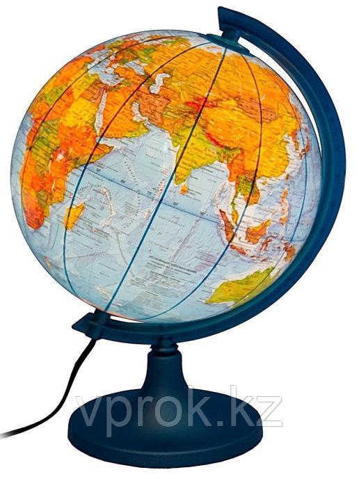 Глобус с подсветкой физико-политический. Диаметр 32 см. - фото 2 - id-p94010850