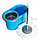 Набор для уборки швабра + ведро с отжимом Zambak 188 синий, фото 6