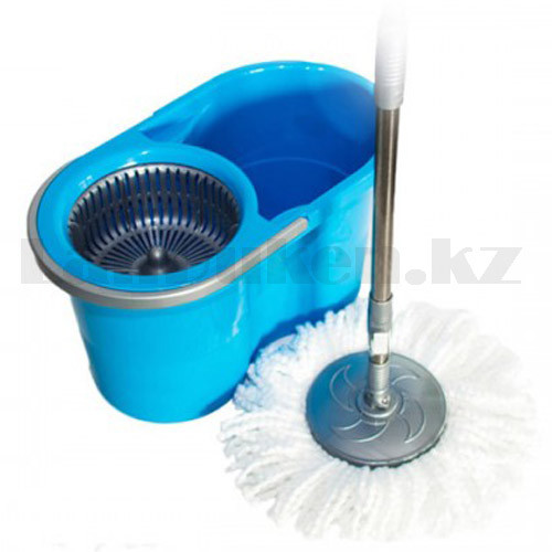 Набор для уборки швабра + ведро с отжимом Zambak 188 синий - фото 6 - id-p46355842