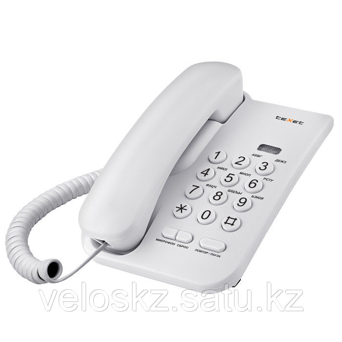 Texet Телефон проводной Texet TX-212 серый