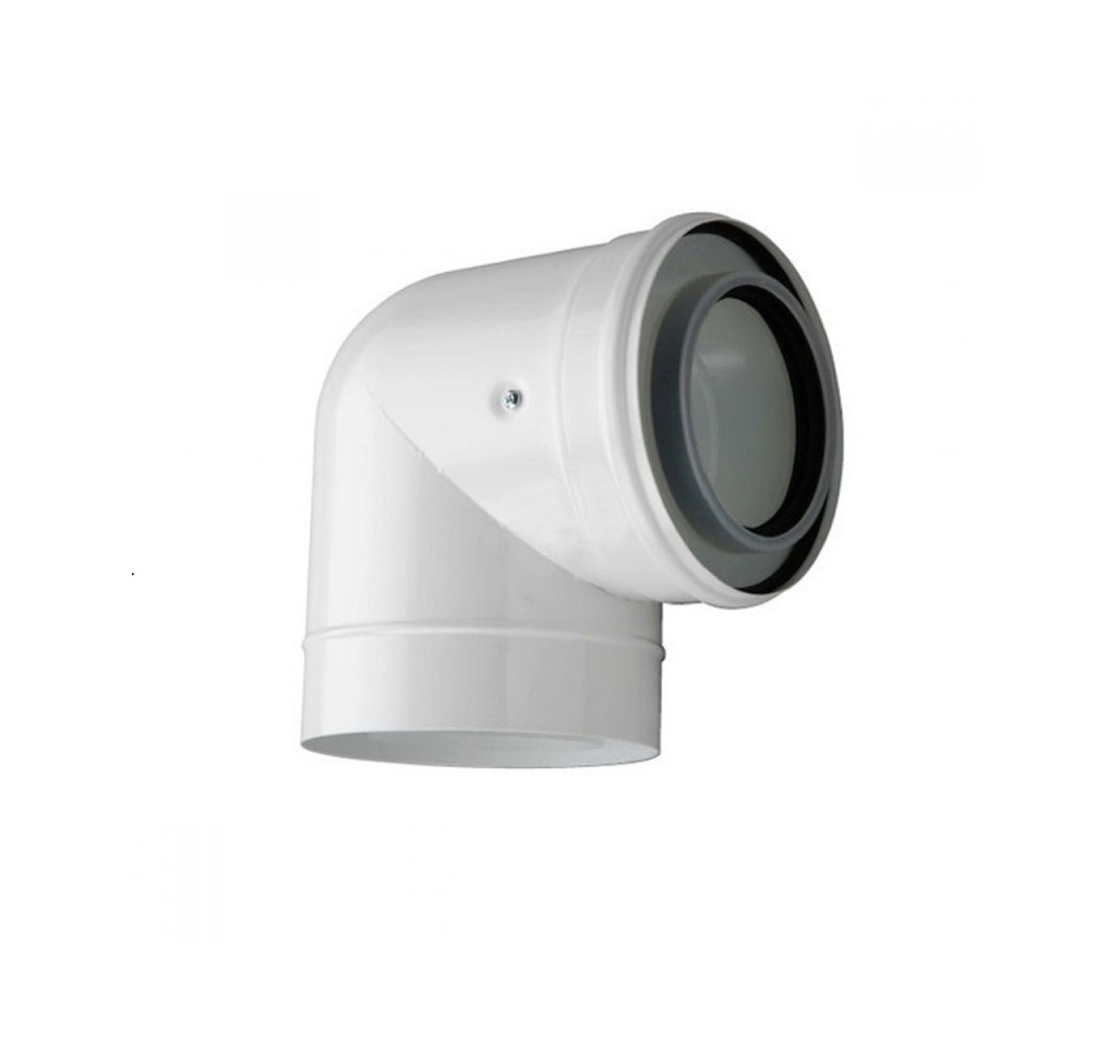 Отвод концентрический DN 80/125 mm, 87°, для котлов GB