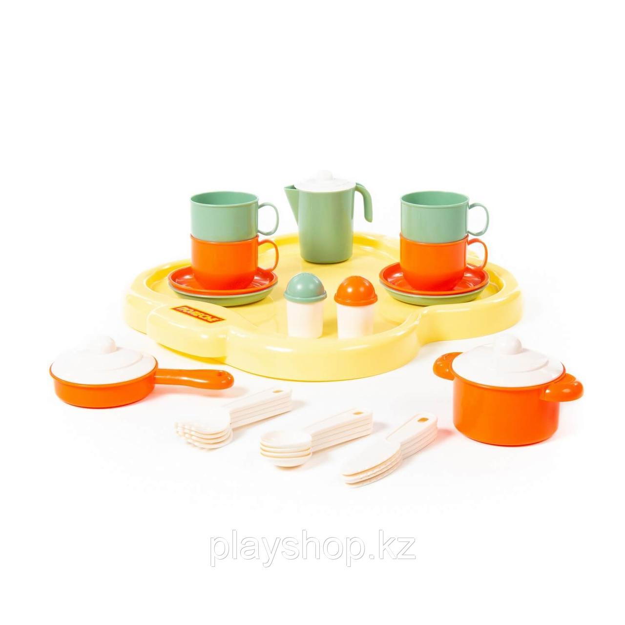 Набор детской посуды "Янина" с подносом на 4 персоны (4060)
