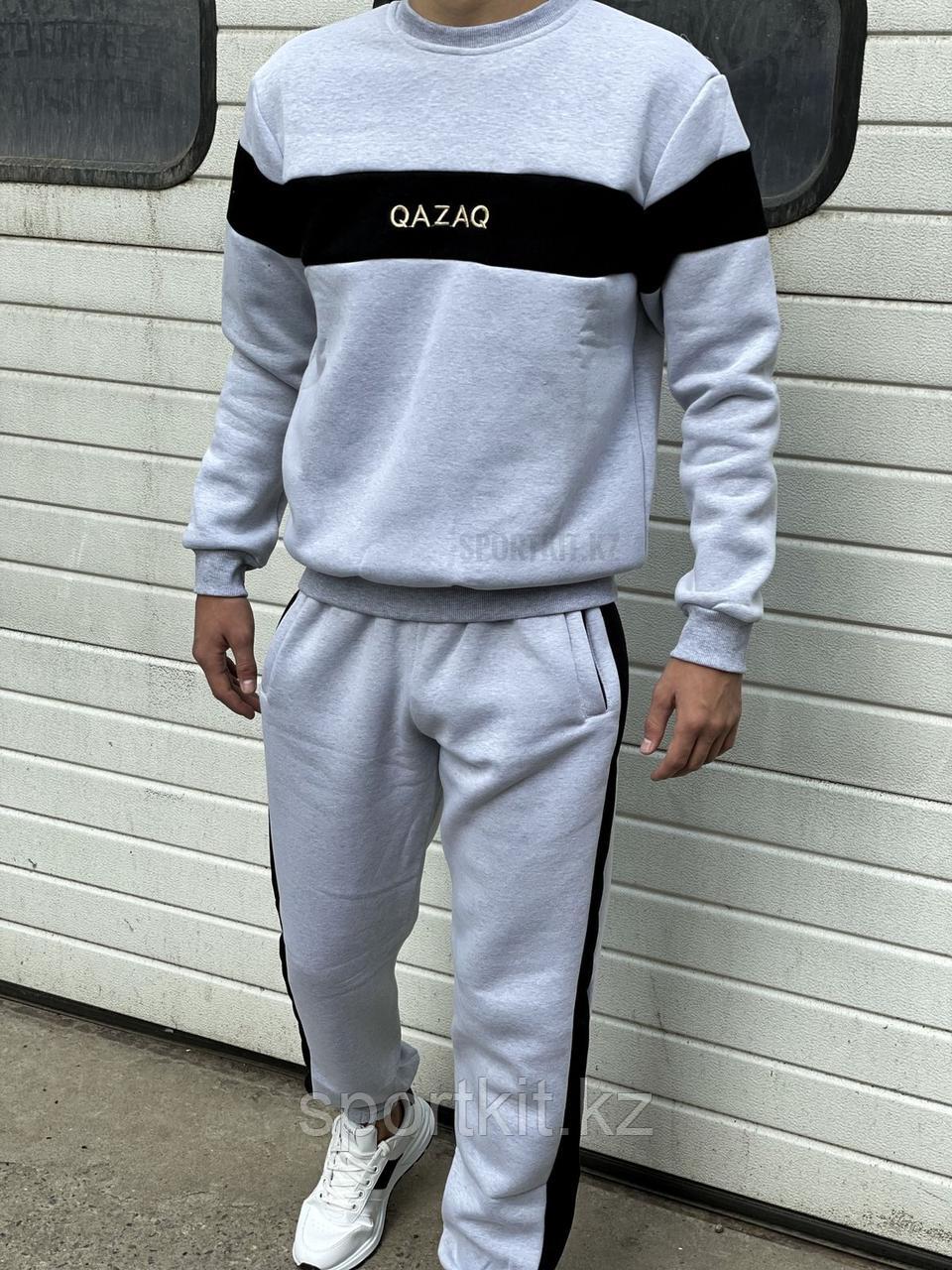 Спортивный костюм Qazaq свет серые - фото 3 - id-p94021734