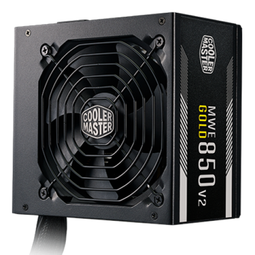 Блок питания CoolerMaster MWE GOLD 850 V2 >750W Non Modular, Active PFC, вент,12 см 80+ GOLD