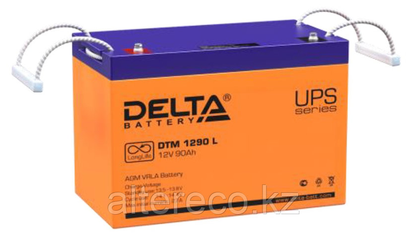 Аккумулятор Delta DTM 1290 L (12В, 90Ач), фото 2