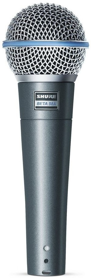 SHURE Beta 58A Динамический суперкардиоидный вокальный микрофон.