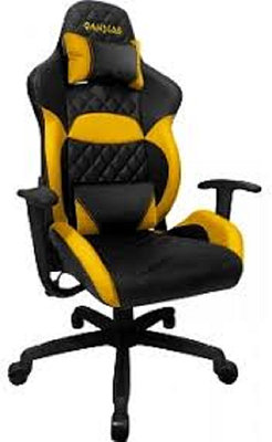 Игровое компьютерное кресло GAMDIAS ZELUS E1 L v2 желтое