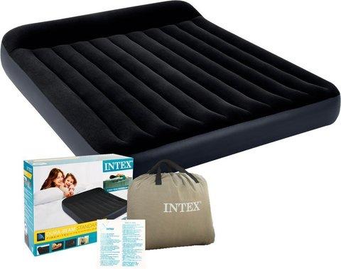 Матрас надувной с подголовником INTEX Pillow Rest Classic Airbed (64141, 99х191х25 см) - фото 8 - id-p94031125