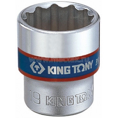Головка торцевая стандартная двенадцатигранная 3/8", 14 мм KING TONY 