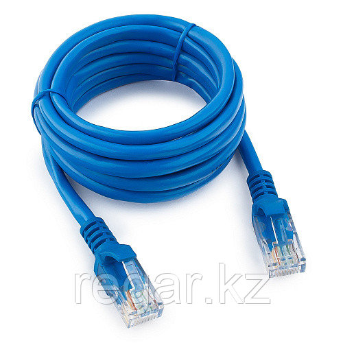 Патч-корд UTP Cablexpert PP12-2M/B кат.5e, 2м, литой, многожильный (синий)