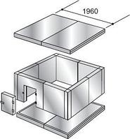 Расширительный пояс  1200 мм для холодильных камер КХН-2.94 , КХН-4.41