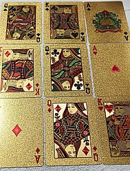 Игральные карты ♣️
Сусальное золото.колода 54