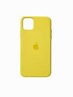 Защитный чехол для iPhone 11 Pro Max Soft Touch силиконовый, желтый