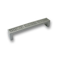 Мебельная ручка с кристаллами Siro 2014-ZN1J1 (хром)