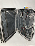 Маленький пластиковый дорожный чемодан на 4-х колёсах "FASHION" (высота 56 см, ширина 35 см, глубина 22 см), фото 7