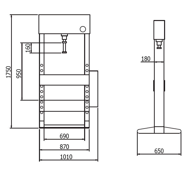 размеры гидравлического пресса. размеры гидравлического пресса для гаража. пресс torin ty10003. размеры гидравлического пресса для гаража. пресс домкратный гидравлический чертеж.