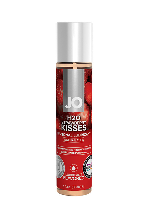 Вкусовой лубрикант "Клубника" / JO Flavored Strawberry Kiss 1oz - 30 мл