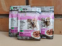 ProBalance Kitten, Пробаланс для котят с кроликом в желе, пауч 85 гр