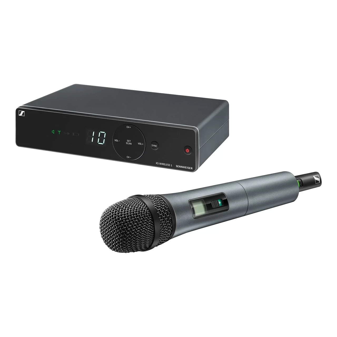 SENNHEISER XSW 1-825-A UHF VOCAL SET WITH E825 DYNAMIC MICROPHONE (A: 548 TO 572 MHZ)