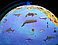 Глобус Земли зоологический с подсветкой от сети, 25 см, фото 3