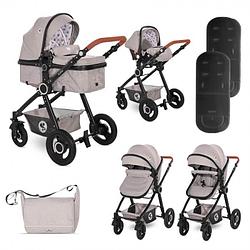 Детская универсальная коляска Lorelli Alexa 3в1, расцветки в ассортименте