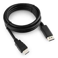 Кабель DisplayPort->HDMI Cablexpert CC-DP-HDMI-6 1 8м 20M/19M черный экран пакет TAK21045 Кабель DisplayPort->HDMI Cablexpert CC-DP-HDMI-6 1 8м 20M/19M черный экран пакет