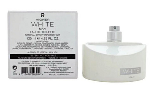 Aigner White Man edt tester 125ml, купить в Казахстане, цена на