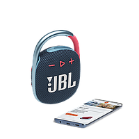 Портативная акустическая система JBL Clip 4 - Portable Bluetooth Speaker with Carabiner - Blue-Pink