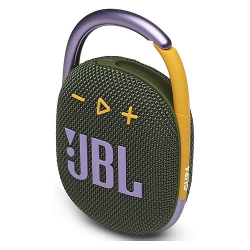 Портативная акустическая система JBL Clip 4 - Portable Bluetooth Speaker with Carabiner - Green