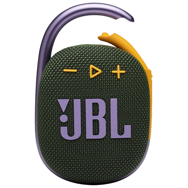 Портативная акустическая система JBL Clip 4 - Portable Bluetooth Speaker with Carabiner - Green - фото 2 - id-p93565085