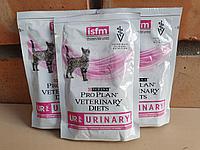 Pro Plan VETERINARY DIETS URINARY, ПроПлан для взрослых кошек при мочекаменной болезни с лососем, пауч 85 гр