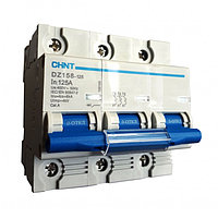 Выключатель автоматический модульный DZ158-125H 3P 125A 10kA (трехполюсный автомат на 125 ампер)