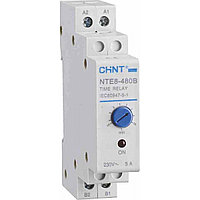 Реле времени CHINT NTE8-120A 1HO,  12-120с, задержка на отключение, AC230V(R)