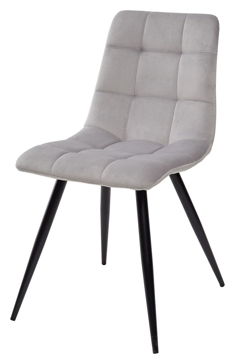 Стул TERAMO UF910-02 LIGHT GREY, велюр М-City