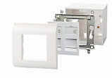 Eurolan Адаптер 45 × 45 мм для 2 модулей Keystone, белый, фото 2