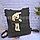 Сумка рюкзак 2 в 1 с мишкой в кармане молнией и плечевыми ремнями XinYingCai черная, фото 4