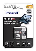 Карта памяти Integral INMSDX512G-100/80V30 512GB + адаптер INMSDX512G-100/80V30 Карта памяти Integral INMSDX512G-100/80V30 512GB + адаптер