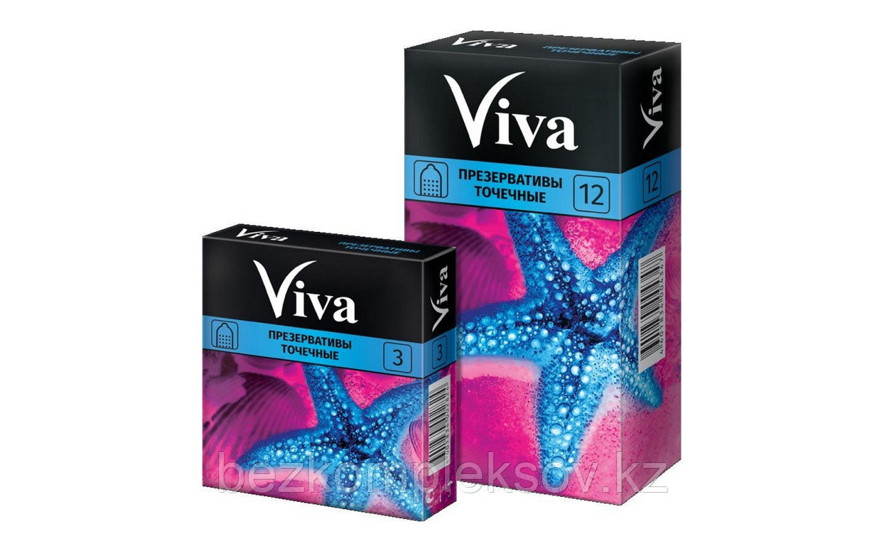 Презервативы VIVA точечные 12шт