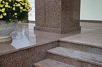 Гранитная плитка 30*15, 60*15 для ступеней, лестниц, дворов