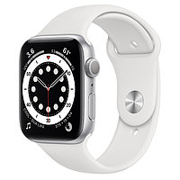Смарт- часы Apple Watch Series 6 GPS, 44mm Regular, белый