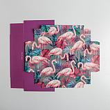 Коробка складная «Фламинго», 21 × 15 × 7 см, фото 3