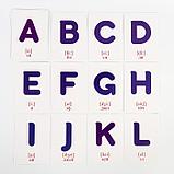 Обучающие карточки по методике Г. Домана «Английский Алфавит», 26 карт, А6, фото 2
