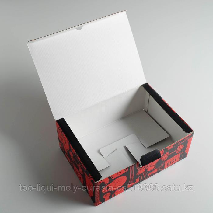 Коробка пенал «Лучшему мужчине», 26 × 19 × 10 см - фото 2 - id-p94088399