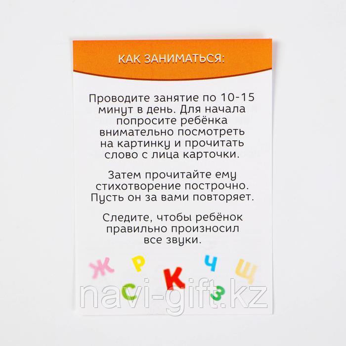 Обучающие логопедические карточки «Говорим буквы Ч и Щ», размер карточек 63 × 87 мм - фото 4 - id-p94088401
