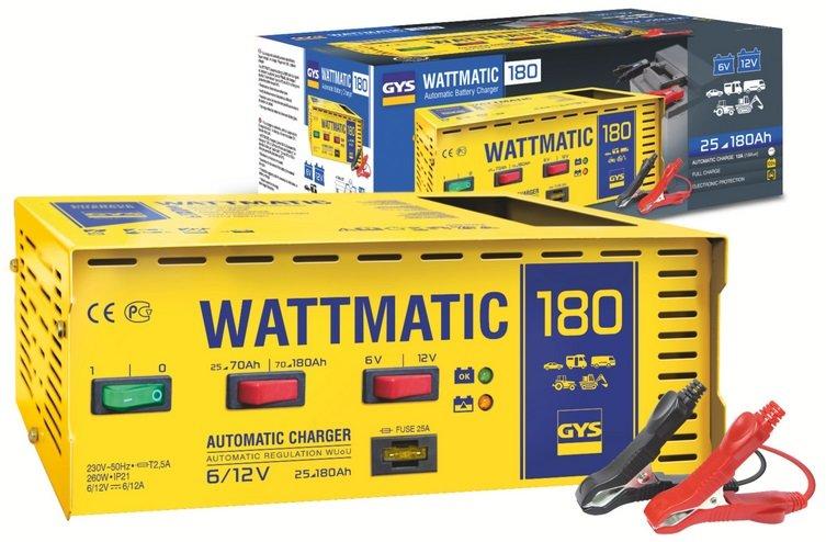 Зарядное устройство GYS Wattmatic 180 (6/12 В, 260 Вт, 18 А, 6,3 кг)