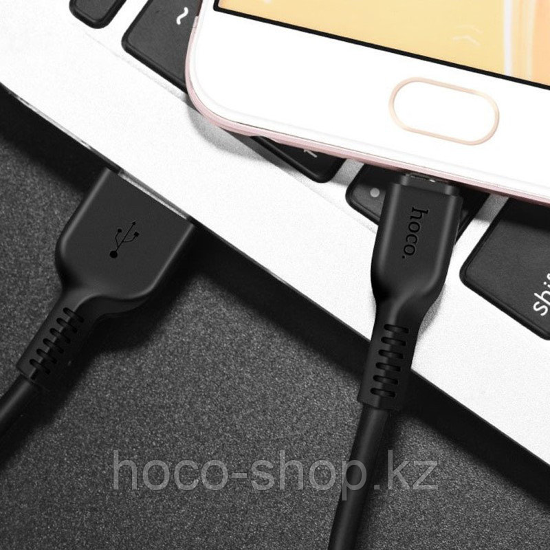 Кабель USB Hoco X20 с разъемом Micro , черный 2м - фото 3 - id-p55027581
