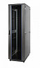 19" шкаф Eurolan, 42U 600 × 800 мм передняя дверь стеклянная, задняя металлическая