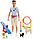Игровой набор Барби Кукла Кен дрессировщик Barbie Ken Dog Trainer Playset Mattel (GJM34), фото 3